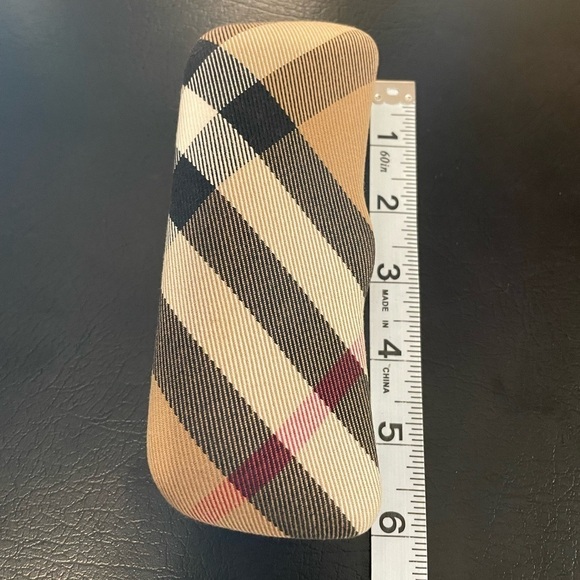 Authentic Burberry Sunglasses eyeglasses Plaid Hard Case accessories - Picture 6 of 8